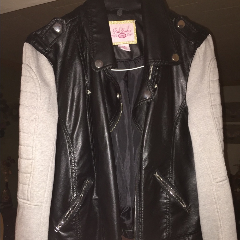 NWOT Faux Leather Jacket